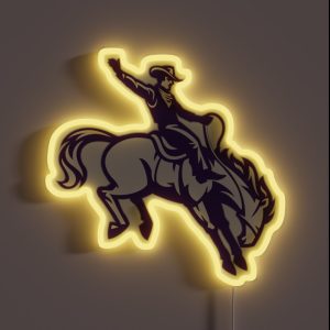 New Mexico Highlands Cowboys And Cowgirls RGB Neon Sign
