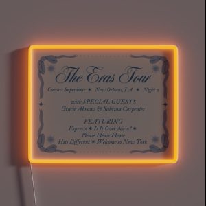 New Orleans Night 2 Eras Tour RGB Neon Sign New Orleans Night 2 Eras Tour RGB Neon Sign