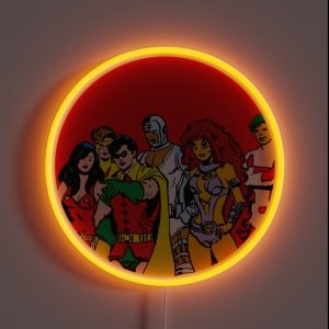New Teen Titans RGB Neon Sign