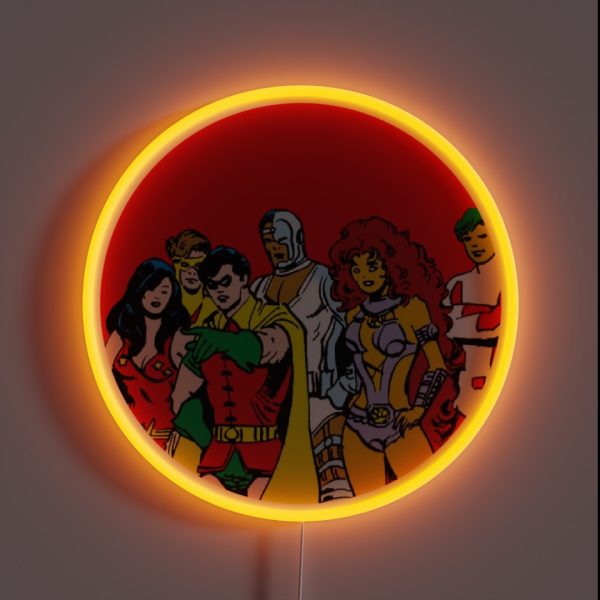 New Teen Titans RGB Neon Sign