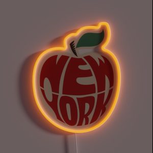 New York The Big Apple USA America RGB Neon Sign New York The Big Apple USA America RGB Neon Sign
