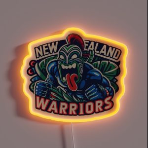 New Zealand Warriors RGB Neon Sign