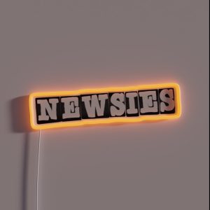 Newsies Logo RGB Neon Sign