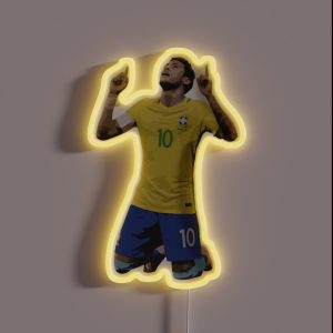 Neymar Brazil Celebration RGB Neon Sign Neymar Brazil Celebration RGB Neon Sign
