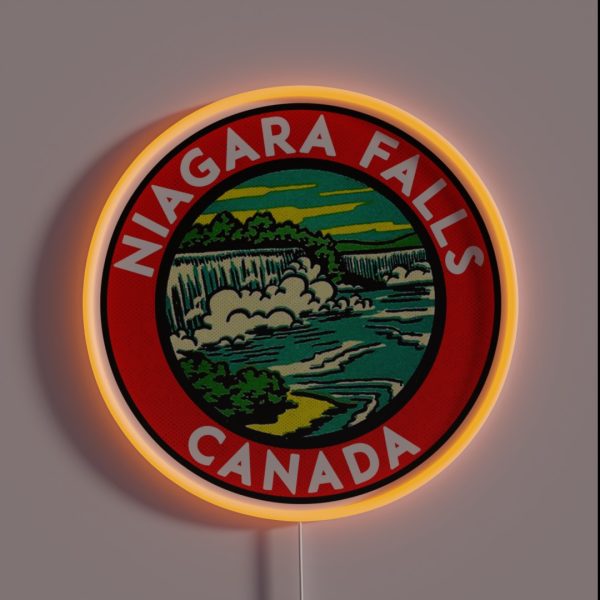 Niagara Falls Canada Vintagetravel RGB Neon Sign