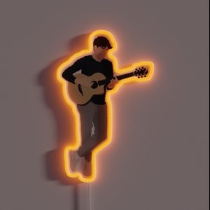 Niall Horan Playing The Guitar RGB Neon Sign