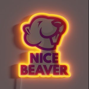 Nice Beaver RGB Neon Sign Nice Beaver RGB Neon Sign