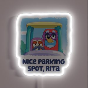 Nice Parking Spot Rita RGB Neon Sign
