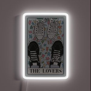Nick And Charlie Heartstopper Tarot RGB Neon Sign Nick And Charlie Heartstopper Tarot RGB Neon Sign