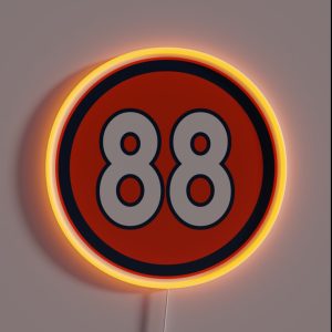 Nick Vannett Number 88 Jersey Denver Broncos Inspired RGB Neon Sign