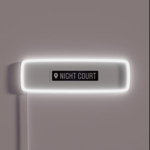 Night Court Acotar Location Tag RGB Neon Sign