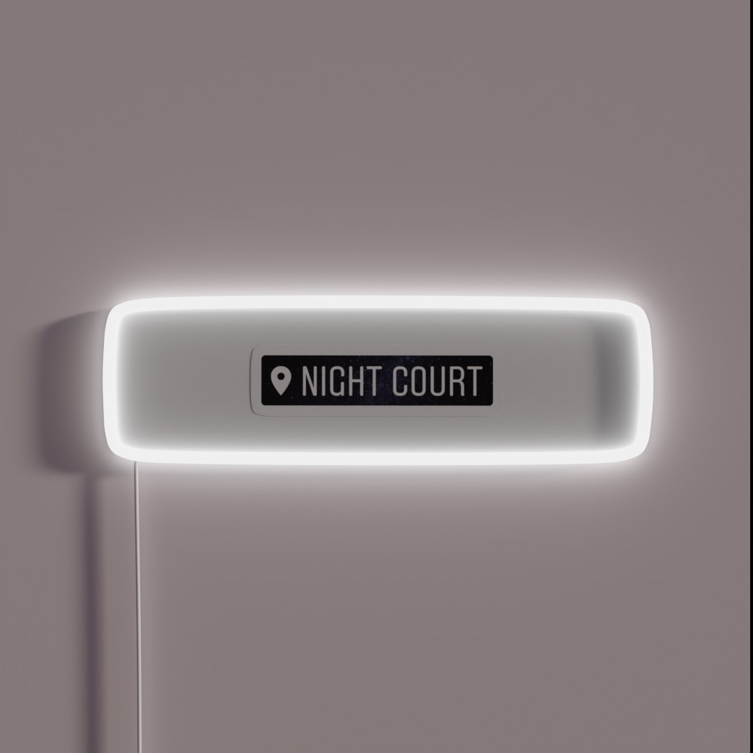 Night Court Acotar Location Tag RGB Neon Sign Night Court Acotar Location Tag RGB Neon Sign