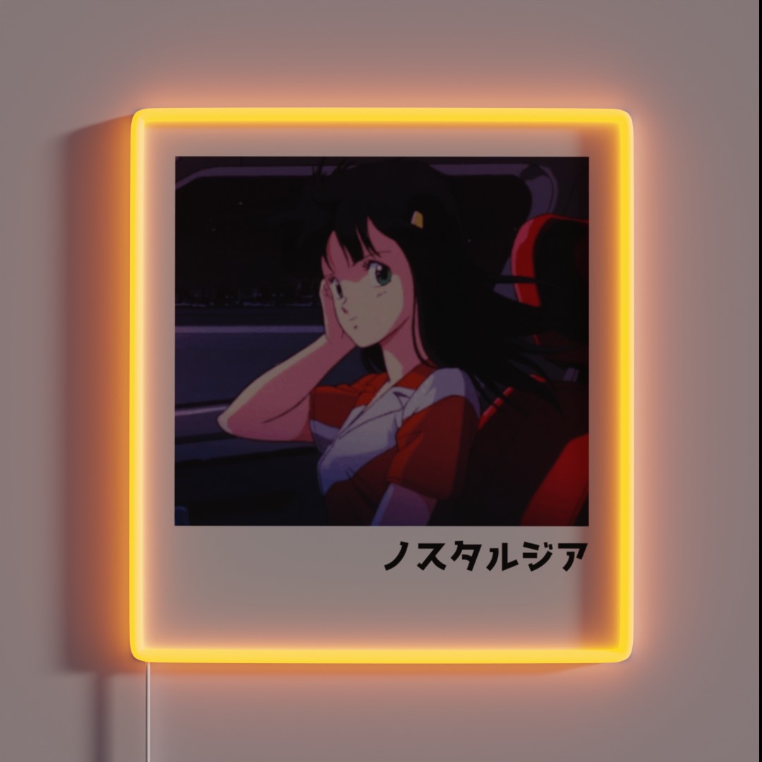 Night Drive Retro Anime Aesthetic RGB Neon Sign Night Drive Retro Anime Aesthetic RGB Neon Sign