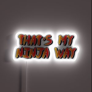 Ninja Way RGB Neon Sign Ninja Way RGB Neon Sign
