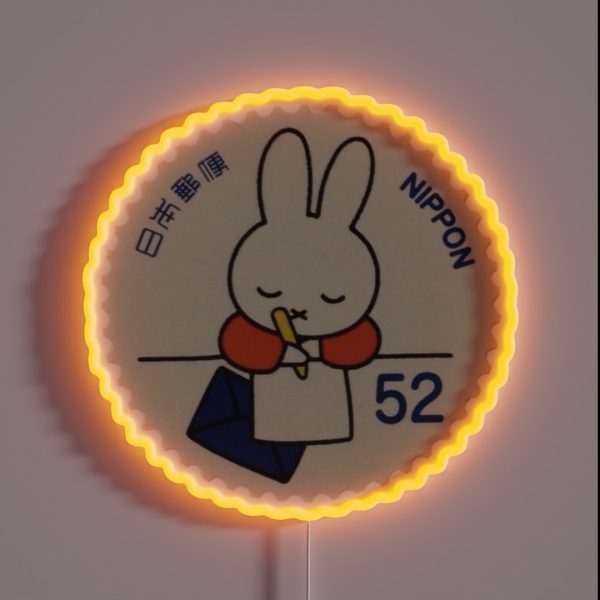 Nippon Bunny Postcard RGB Neon Sign