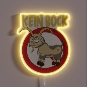 No Bock Prohibition Sign RGB Neon Sign
