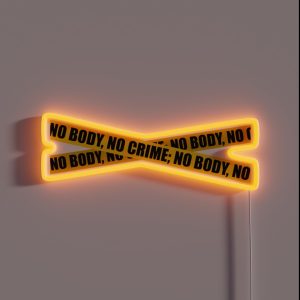 NO BODY NO CRIME TAYLOR SWIFT RGB Neon Sign