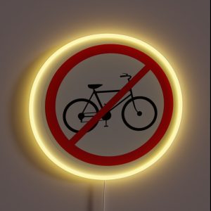 No Cycling RGB Neon Sign No Cycling RGB Neon Sign