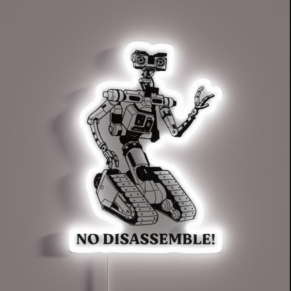 No Disassemble RGB Neon Sign