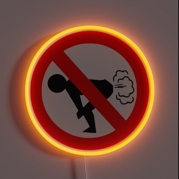 No Farting RGB Neon Sign