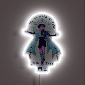No Gods But Me RGB Neon Sign