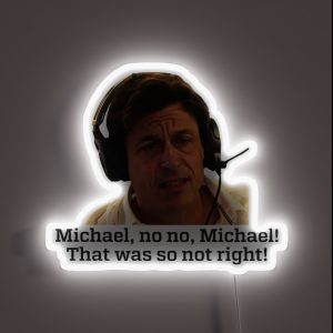 No Michael Meme RGB Neon Sign