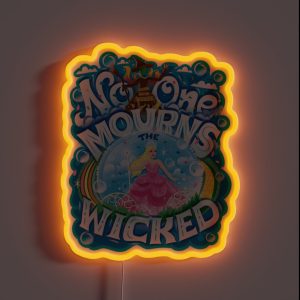 No One Mourns RGB Neon Sign No One Mourns RGB Neon Sign