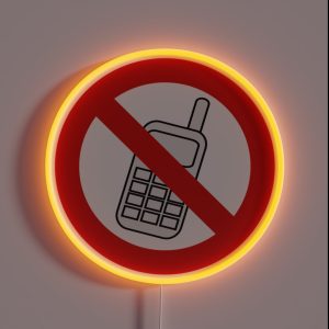 No Phone RGB Neon Sign No Phone RGB Neon Sign