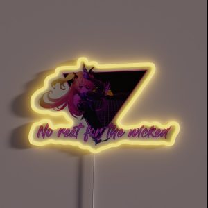 No Rest For The Wicked RGB Neon Sign
