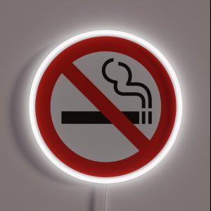 No Smoking Sign RGB Neon Sign No Smoking Sign RGB Neon Sign