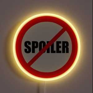 No Spoilers Allowed RGB Neon Sign