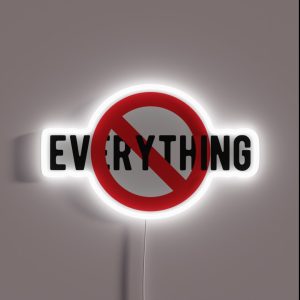 NO Symbol Prohibition Sign Prohibited Everything Cool Funny Motorcycle Helmet Or College Humor RGB Neon Sign NO Symbol Prohibition Sign Prohibited Everything Cool Funny Motorcycle Helmet Or College Humor RGB Neon Sign