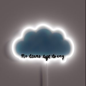 No Tears Left To Cry RGB Neon Sign