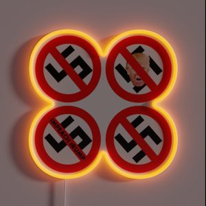 No Trump No Nazi 4 Pack RGB Neon Sign