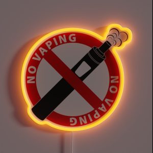 No Vaping RGB Neon Sign