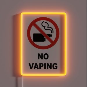 No Vaping RGB Neon Sign No Vaping RGB Neon Sign