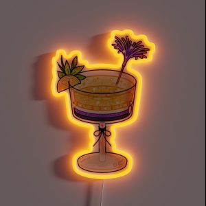 Nonbinary Cocktail RGB Neon Sign Nonbinary Cocktail RGB Neon Sign