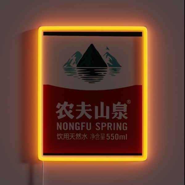 Nongfu Spring RGB Neon Sign