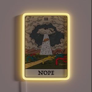 NOPE Tarot Jordan Peele 1 RGB Neon Sign NOPE Tarot Jordan Peele 1 RGB Neon Sign