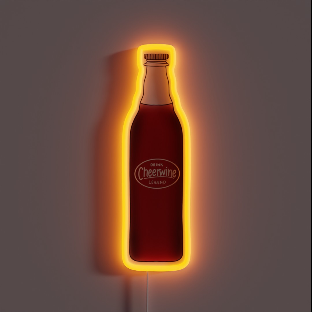 North Carolina Cherry Soda RGB Neon Sign North Carolina Cherry Soda RGB Neon Sign