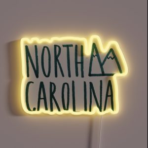 North Carolina RGB Neon Sign North Carolina RGB Neon Sign