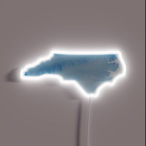 North Carolina RGB Neon Sign