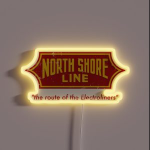 North Shore Line RGB Neon Sign