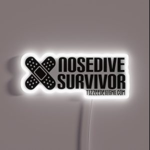 Nosedive Survivor Black Variant RGB Neon Sign