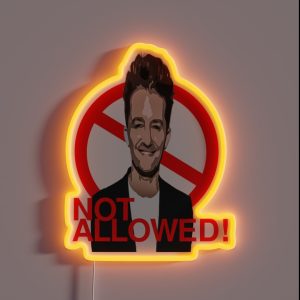Not Allowed Matthew Morrison RGB Neon Sign