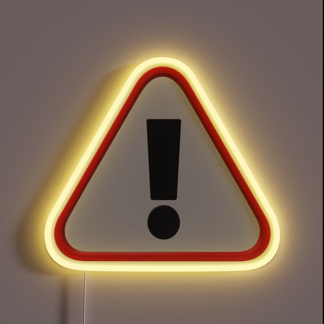 Not Allowed RGB Neon Sign Not Allowed RGB Neon Sign