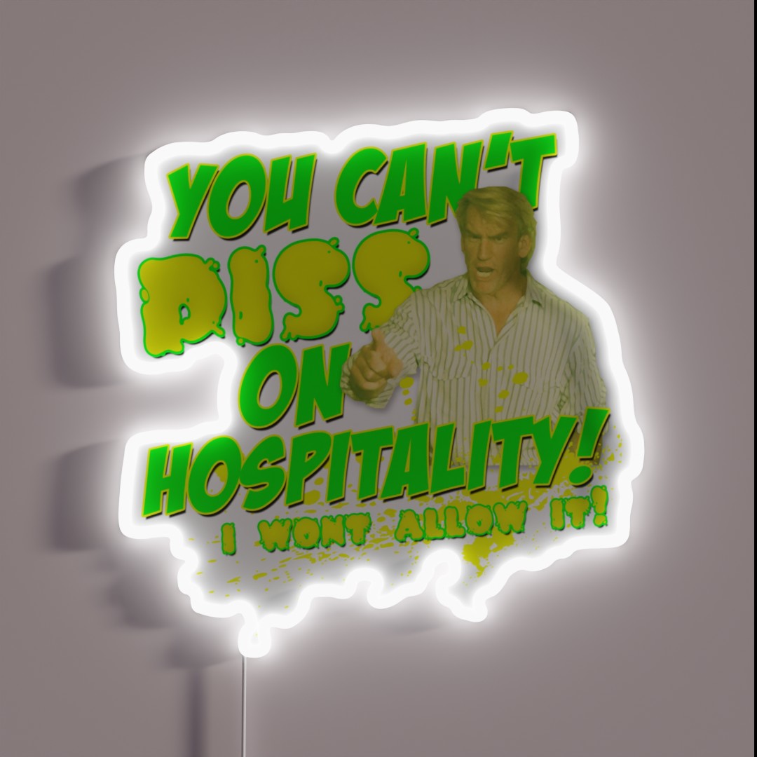 Not Allowed RGB Neon Sign Not Allowed RGB Neon Sign