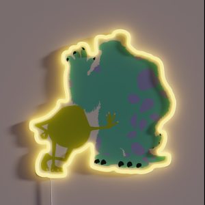 Not So Scary Monster Friends RGB Neon Sign