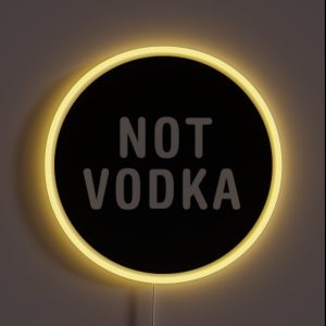 Not Vodka RGB Neon Sign
