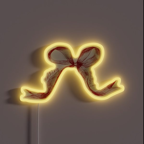 Nothing Matters Bow The Last Dinner Party RGB Neon Sign